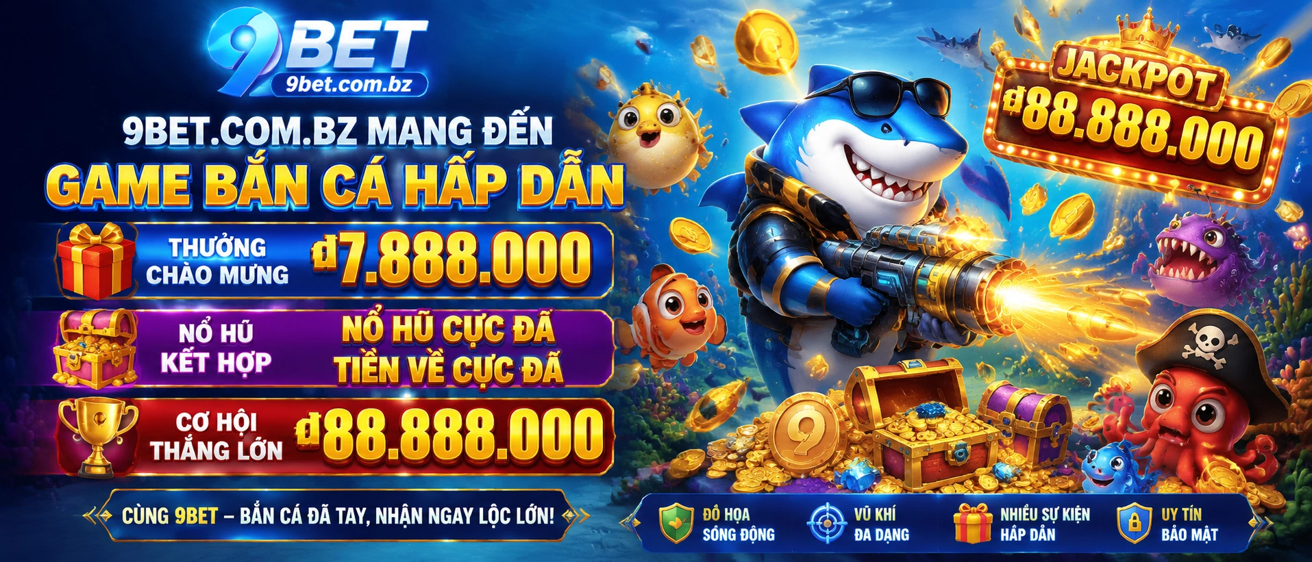 9bet fish banner 2