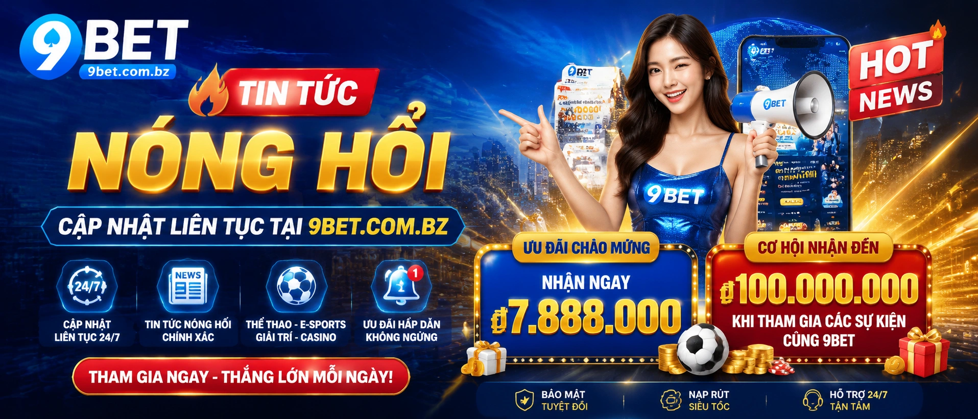 9BET mobile casino app